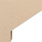 Ekena Millwork 8"W x 16"D x 16"H Classic Clemmons Rough Cedar Woodgrain TimberThane Corbel, Primed Tan CORUR08X16X16CLERCPR - alternate 6